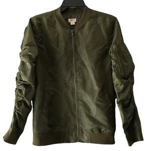 Mossimo NWT kids olive green flight jacket